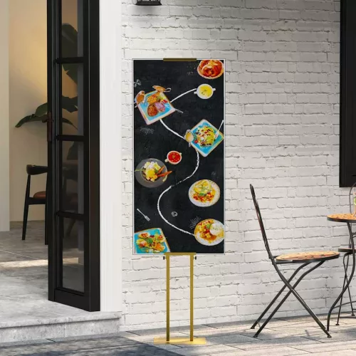 vidaXL Kiállító Állvány 2 pcs Arany 30 x 24 x 208 cm Vas