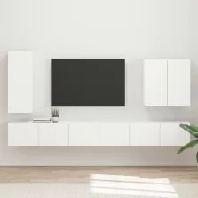 vidaXL Falra szerelhető 6 pcs Fehér