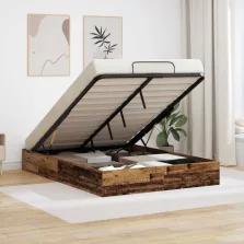   vidaXL Ottomán Ágykeret Öreg fa 193 x 120 x 25 cm Faforgácslap