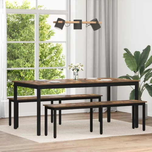 vidaXL Étkezőasztalok Faanyag