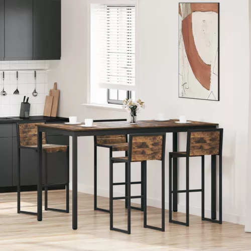 vidaXL Étkezőasztalok Faanyag