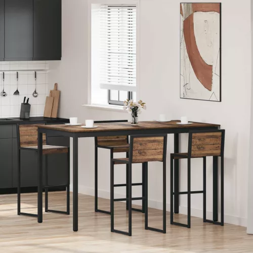 vidaXL Étkezőasztalok Faanyag