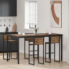 vidaXL Étkezőasztalok Faanyag