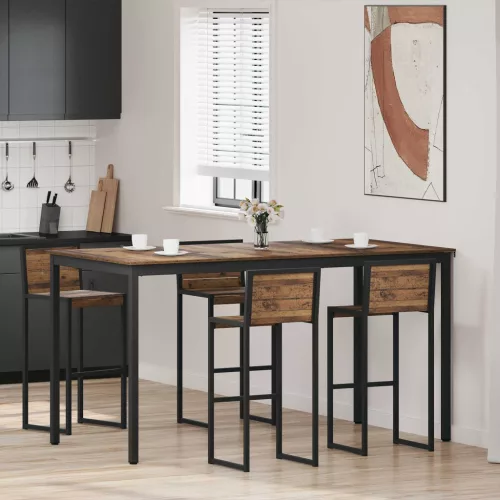 vidaXL Étkezőasztalok Faanyag