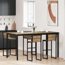 vidaXL Étkezőasztalok Faanyag