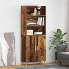 vidaXL Magasfiú Öreg fa 69,5 x 32,5 x 180 cm Faanyag