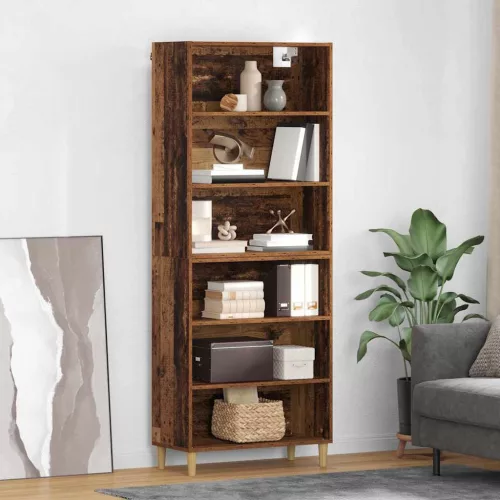 vidaXL Magasfiú Öreg fa 69,5 x 32,5 x 180 cm Faanyag