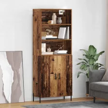 vidaXL Magasfiú Öreg fa 69,5 x 32,5 x 180 cm Faanyag