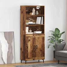 vidaXL Magasfiú Öreg fa 69,5 x 34 x 180 cm Faanyag