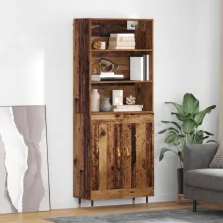 vidaXL Magasfiú Öreg fa 69,5 x 34 x 180 cm Faanyag