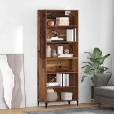 vidaXL Magasfiú Öreg fa 69,5 x 34 x 180 cm Faanyag
