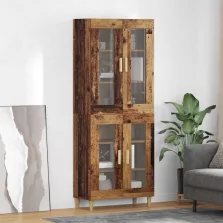 vidaXL Magasfiú Öreg fa 69,5 x 34 x 180 cm Faanyag