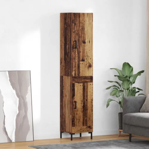 vidaXL Magasfiú Öreg fa 69,5 x 34 x 180 cm Faanyag