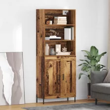 vidaXL Magasfiú Öreg fa 69,5 x 32,5 x 180 cm Faanyag