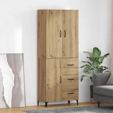  vidaXL Magasfiú fiókkal Artisan tölgy 69,5 x 34 x 180 cm Faanyag
