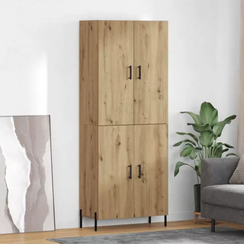 vidaXL Magasfiú Artisan tölgy 69,5 x 34 x 180 cm Faanyag
