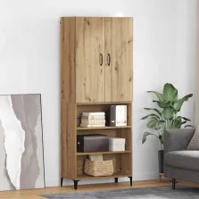 vidaXL Magasfiú Artisan tölgy 69,5 x 34 x 180 cm Faanyag