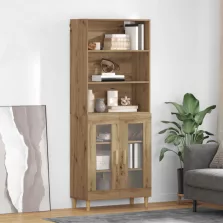 vidaXL Magasfiú Artisan tölgy 69,5 x 32,5 x 180 cm Faanyag