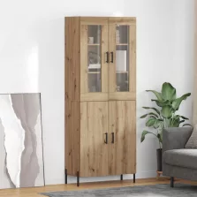 vidaXL Magasfiú Artisan tölgy 69,5 x 34 x 180 cm Faanyag