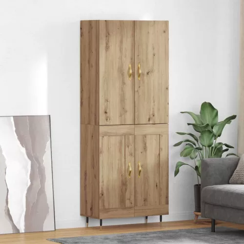vidaXL Magasfiú Artisan tölgy 69,5 x 34 x 180 cm Faanyag