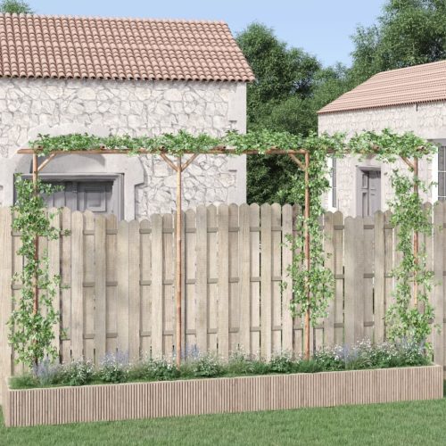 vidaXL bambusz pergola 385 x 40 x 205 cm