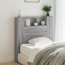   vidaXL Fejtámla polcokkal Szürke Sonoma 100 x 16,5 x 103,5 cm Faanyag