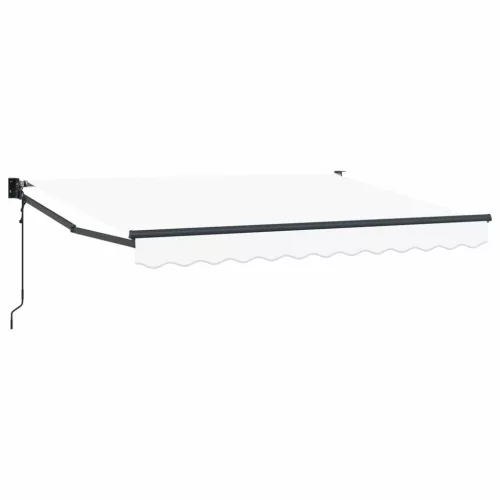 vidaXL Elektromos Kihúzható Napernyő Fehér 3 x 2 m