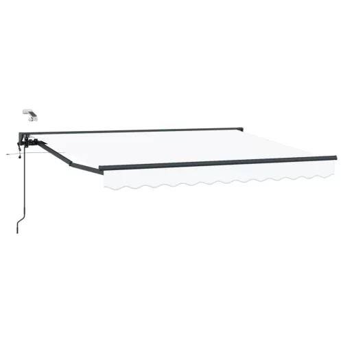vidaXL Elektromos Kihúzható Napernyő Fehér 3 x 2 m