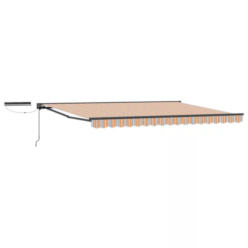 vidaXL Elektromos Kihúzható Napernyő 4,5 × 3,5 m