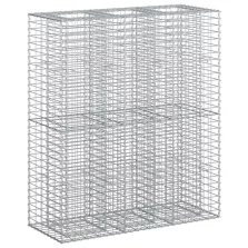   vidaXL Gabion emelt ágy 2 pcs Ezüst 130 x 50 x 150 cm Horganyzott acél