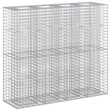   vidaXL Gabion emelt ágy 2 pcs Ezüst 170 x 50 x 150 cm Horganyzott acél
