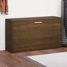   vidaXL barna tölgyszínű szerelt fa cipőtároló pad 80 x 24 x 45 cm
