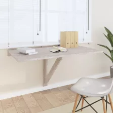   vidaXL betonszürke szerelt fa összecsukható fali asztal 100x60x56 cm