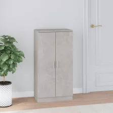   vidaXL betonszürke szerelt fa cipőszekrény 55 x 35 x 108 cm