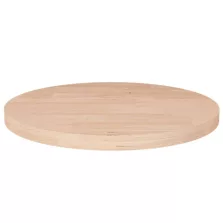   vidaXL kerek kezeletlen tömör tölgyfa asztallap Ø40 x 2,5 cm