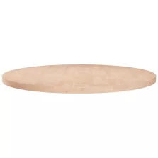   vidaXL kerek kezeletlen tömör tölgyfa asztallap Ø60 x 2,5 cm