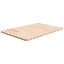 vidaXL kezeletlen tömör fa fürdőszobai pult 60x40x1,5 cm