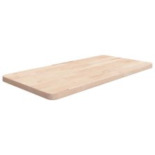   vidaXL kezeletlen tömör fa fürdőszobai pult 80 x 40 x 2,5 cm