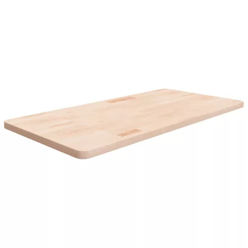 vidaXL kezeletlen tömör fa fürdőszobai pult 100x50x2,5 cm