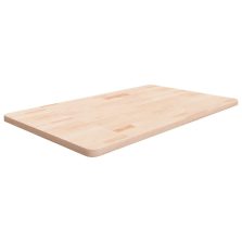   vidaXL kezeletlen tömör fa fürdőszobai pult 100x60x2,5 cm