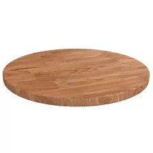   vidaXL világosbarna kezelt tömör tölgyfa kerek asztallap Ø30x1,5 cm