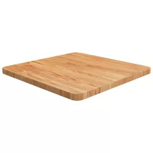   vidaXL világosbarna kezelt tömör tölgyfa négyzet asztallap 50x50x2,5cm