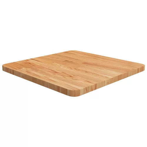 vidaXL világosbarna kezelt tömör tölgyfa négyzet asztallap 50x50x2,5cm