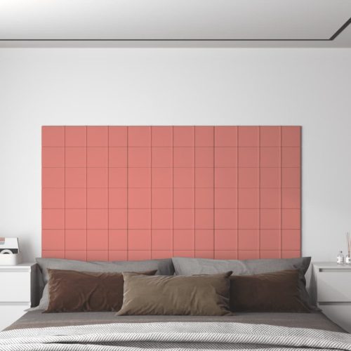 vidaXL 12 db rózsaszín bársony fali panel 60x30 cm 2,16 m²