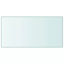 vidaXL átlátszó edzett üveg asztallap 50 x 100 cm