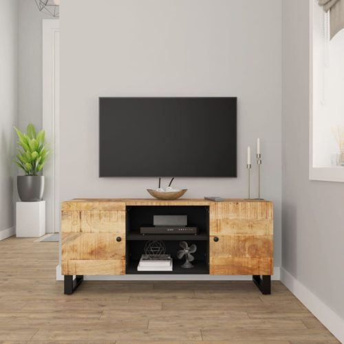 vidaXL tömör mangófa TV-szekrény 105 x 33 x 46 cm