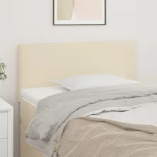 vidaXL krémszínű műbőr fejtámla 80 x 5 x 78/88 cm