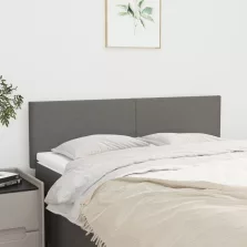   vidaXL 2 db sötétszürke szövet fejtámla 72 x 5 x 78/88 cm