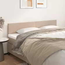   vidaXL 2 db cappuccino színű műbőr fejtámla 90 x 5 x 78/88 cm