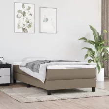   vidaXL tópszínű szövet zsebrugós ágymatrac 90x190x20 cm